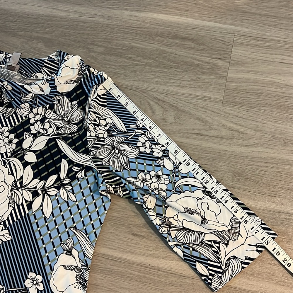 Easy wear by Chico’s Modern Floral Print Size 3 - Picture 7 of 12